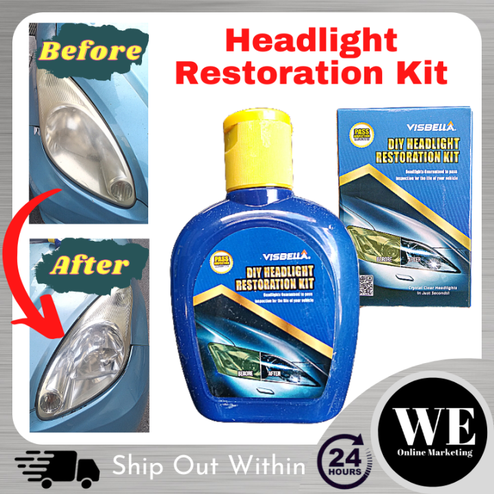 (Ready Stock) DIY Headlight Restoration Kit (Visbella) Plastic Lamp