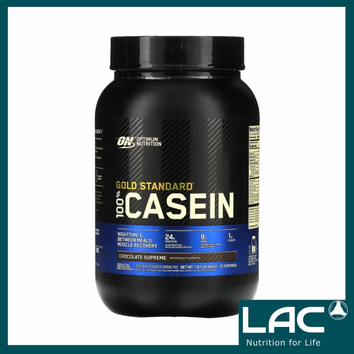 OPTIMUM NUTRITION 100% Gold Standard Casein Chocolate Supreme (2lb ...