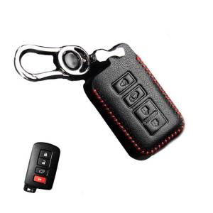 Car Key Leather Cover For Toyota Altis  Alphard Vios TRD RAV4 Innova CAMRY key holder More Car Key Case