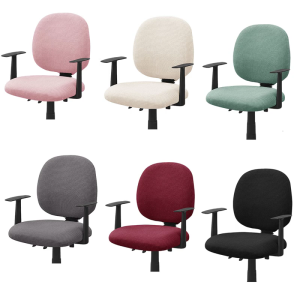 เบาะนั่งยืดได้และอุปกรณ์ป้องกันพนักพิงสำหรับติดตั้งง่ายสำนักงานบ้านผ้าคลุมเก้าอี้กันน้ำ