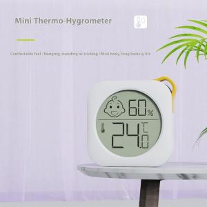 Compact Wireless Humidity Temperature Gauge Meter For Room Environment Monitoring Energy Efficient Design Wall Mountable