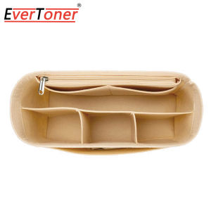 EverToner Felt Insert Organizer For Goyard GM PM Mini Tote Bag Womens Handbag Inner Purse Travel Cosmetic Liner Bags Shaper
