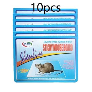 20pc/ 10pcs Mouse & Rat Band Traps Mice Rodent Bait Glue Sticky Board
