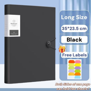 Clear Book Long Expanding File Folder Clear Folder Organizer Paper Organizer Document Storage Long