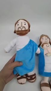GEEBON Jesus Plushie Doll Christ Religious Decoration Soft Cushion Plush Figurine Toy 30cm