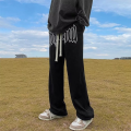 Aesthetic pants for men slocks oversized pants Korean baggy sweatpants wide leg original pants. 