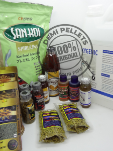Paket Reseller Pakan pelet dan obat ikan hias untuk dijual lagi khusus ekspedisi kargo