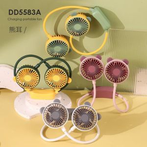 Quạt Đeo Cổ Cute Quạt Mini Tích Điện Sạc Nhanh