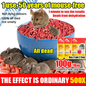 Kill all rats in 3 minutes rat killer rat repellant rat poison killer rat kill  100% rat killer poison 100g bird poison rat poison rat killer dog poison killer Rat Killer Poison Mice Killing Poison High Efficient 200x Stronger Than a Cat Non-toxic and Har