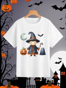 HALLOWEEN SPOOKY SHIRT DESIGN FOR KIDS AND ADULT(SUBLIPRINT)