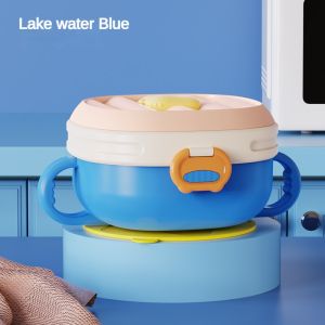 Tôi Biết Bát ấm cho bé-Bát ăn cách nhiệt đa chức năng có tay cầm cho trẻ mới biết đi