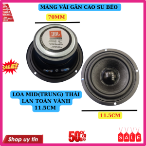 Loa mid jbl thái lan toàn vành 11.5cm từ đại màng vải gân cao su béo cao cấp- giá 1 loa