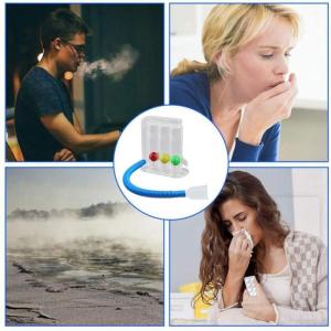 Deep Breathing Exerciser Capacity Training Device Breath Exercises Measurements