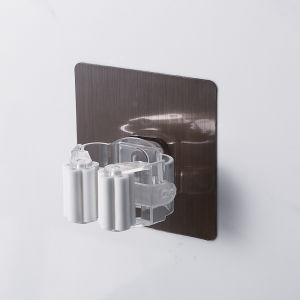 1/3 pcs Broom Mop Holder Wall Mount Self-adhesive No Trace Rack Hanger Organizer  Kitchen Bathroom  Multi-Purpose Storage Hook