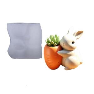 Chậu hoa khuôn silicon cho hình củ cà rốt đồ thủ công nhựa dẻo trồng bê tông trang trí món ăn sáng tạo crafting Essential