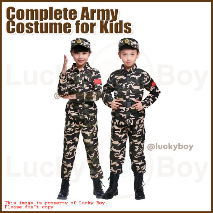 Complete Military Costume for Kids and Toddlers | Lazada PH