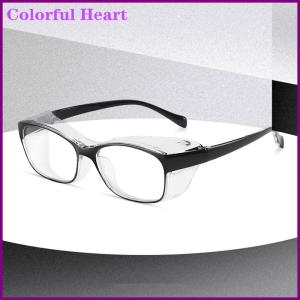 Colorful Heart แว่นตาป้องกันลมทรายหมอกควันกรอบแว่นตากันแสงสีฟ้า