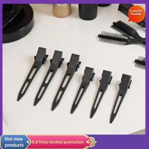 Graceful 10PCS Black Duckbill Hair Clips Nonslip Alligator Hair Clips Barber Salon Styling Dying Hair Accessories Hairpin