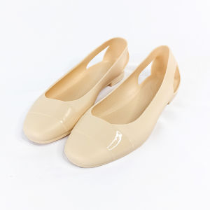 Sandal Selop Jelly Slip-On Shiena Shiny Woman Shoes Fashion Kuliah Cewek Korea Low Heel PVC SPT-91