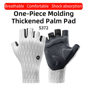 ROCKBROS Cycling Gloves Breathable Shockproof Anti-Slip MTB Road Bike Gloves Integrated Palm Pad Thick Sponge Multiple Styles Bike Equipment