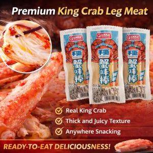 Extra Large King Crab Whole Leg Meat Hokkaido Selection Cooked Frozen Premium Quality Seafood Family Feast