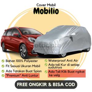 Sarung Cover Mobil MOBILIO Bahan 100% Polyester Waterproof Anti Debu dan Anti UV Aman Anti Luntur