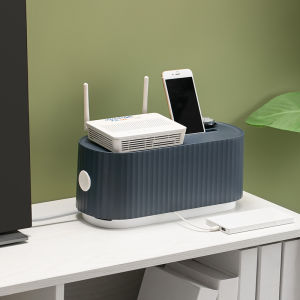 Dear Home กล่องเก็บสายไฟ ที่เก็บ กล่องจัดสายชาร์จ กล่องเก็บอุปกรณ์ชาร์จมือถือ เก็บปลั๊กไฟ สายไฟไม่พันกัน ปลอดภัย