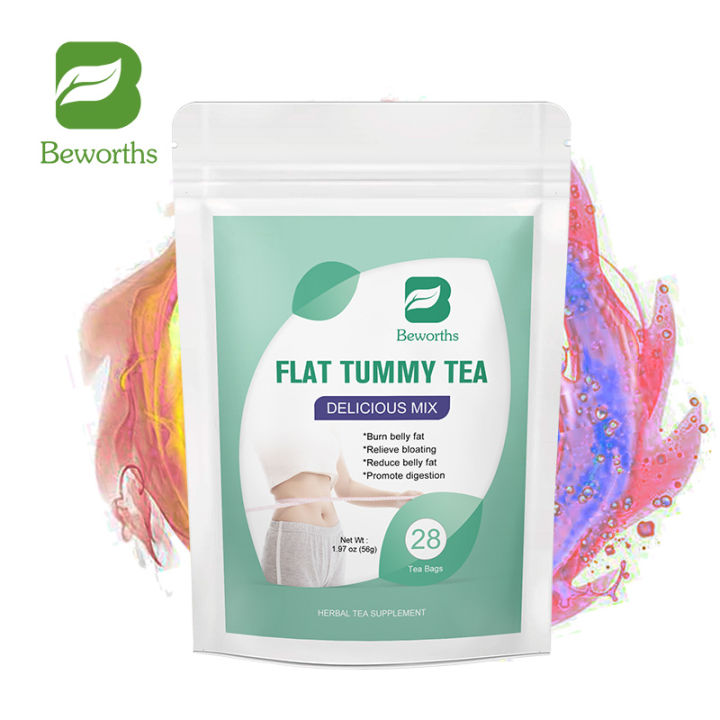 BEWORTHS Flat Tummy Tea Organic Detox Slimming Teabags Belly Flat