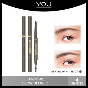 YOU Teardrop Brow Definer Pensil Alis | Waterproof | Pigmented | Tahan Lama | Makeup Mata