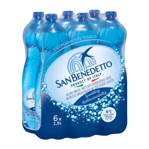 San Benedetto Sparkling Mineral Water 6 x 1.5L - Carton