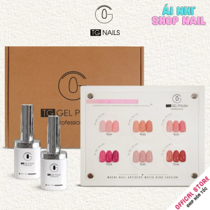 Sơn gel thạch đục hãng TG chính hãng - Set 6 màu- Tặng bảng màu sịn sò