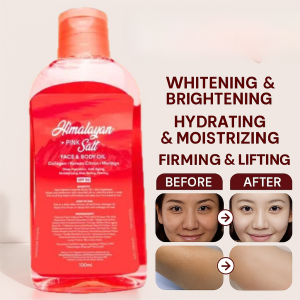 Himalayan Pink Salt Face Body Oil Sunscreen Oil Spf30 Hydrating Body Massage Oil Face And Body Sunblock Oil