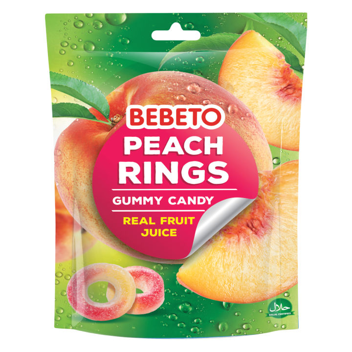 BEBETO PEACH RINGS 60GR