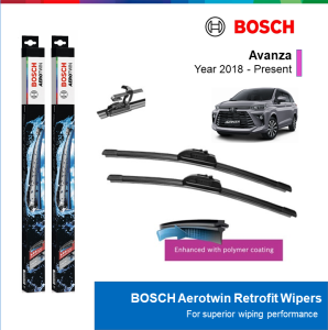 BỘ GẠT MƯA BOSCH AEROTWIN 20" & 16": TOYOTA AVANZA ĐỜI XE 2018 ĐẾN NAY