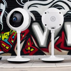 CCTV OUTDOOR CRAFFITI SMART HOME CARD MESIN KAMERA KAMERA DETEKSI SELULER ALARM HD NIGHT VISION MONITORING NIRKABEL KECIL