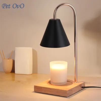 Wooden Classic Candle Warmer with 2pcs 35W halogen light bulb Candle Warmer Light