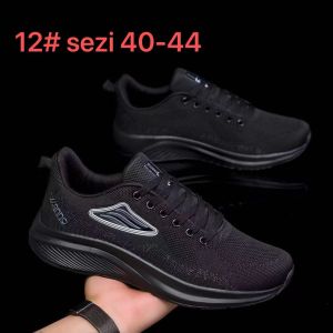 Giày Thể Thao Nam sản phẩm chính hãng bảo hành 1 năm đen đế đen logo trắng và logo cam (WN012LGT)