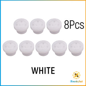 TookJai 8ชิ้น/set หมุดกระดุมเสื้อกดแปะไม่ต้องเย็บ กระดุม วัสดุคุณภาพดี สีดำ/ขาว Shirt buttons
