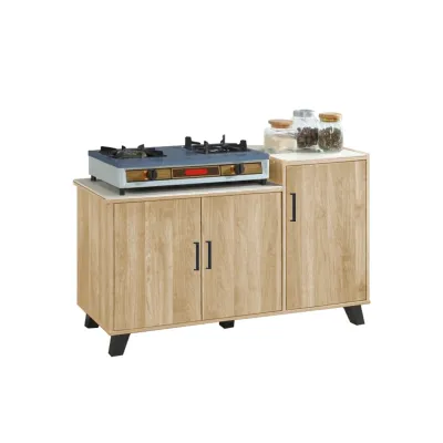 Living Mall Vigo Gas Cabinet Kitchen Storage Integrated Shelf Cabinet in 2 Colour