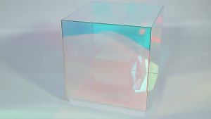 LED 3D Pyramid Cube Night Light USB Color Dimming Ambient Light Living Room Bedroom Bedside Decorative Table Lamp Birthday Gift