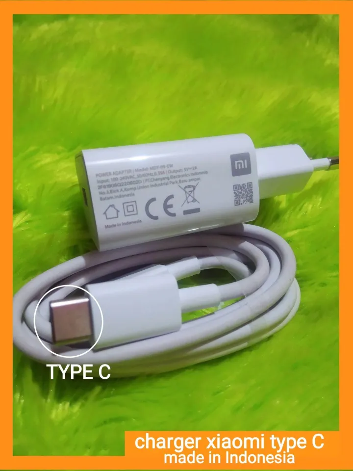 ORIGINAL CHARGER CAS XIAOMI TYPE C REDMI NOTE 8/7 MODEL MDY -09 - Main Image