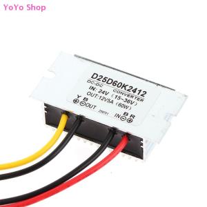 💕 YoYo Shop 💕 1Pc 24V To 12V 5A DC Step Down Converter Voltage Regulator Reducer Module Power Supply For Led Light Car Truck Boat