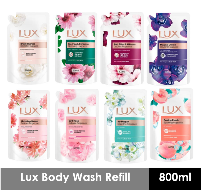 Lux Body Wash Refill Pack 800ml Lazada