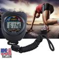 Stopwatch Digital Waterproof Pengukur Waktu Olahraga Chronograph Digital. 