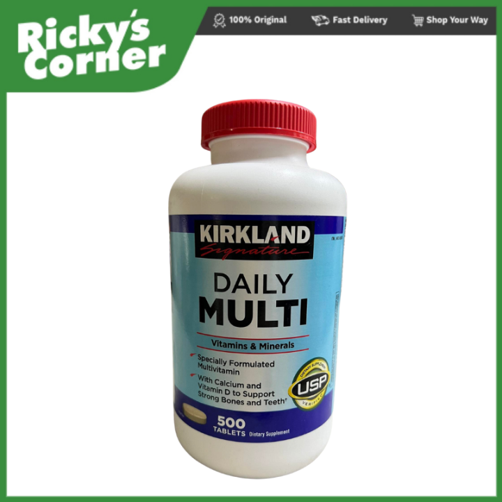 Daily Multi Multivitamins Kirkland 500 Tabs Lazada PH