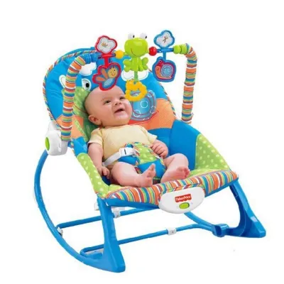 Fold Out Kickstand Infant Baby Rocker 40lbs JK