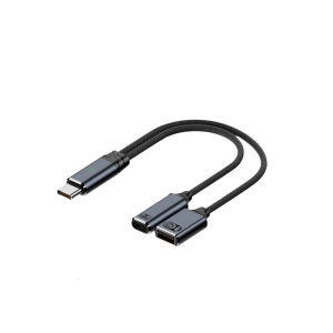 USB C Để Bộ chuyển đổi USB OTG loại dây C Splitter cáp tai nghe 100W Sạc Cho Máy In Bàn Phím Chuột