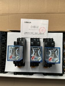 Rơ le trung gian 8 chân 220VAC 24VDC 12VDC  Đế 8 chân dẹt nhỏ omron MY2N-J