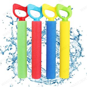 40cm Hand Pull Colorful Water Blaster Shooter Soaker Gun Toy Pool Beach Fun Activity Pistol Air Mainan Budak Kanak 抽拉式水枪