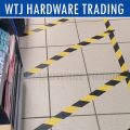 48mm Floor Tape / Yellow Black Zebra Tape / Floor Marking Tape / Floor Marking Tapes Black Yellow. 